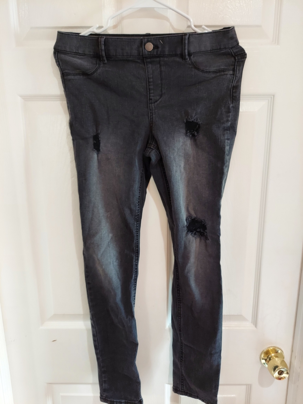 wonder nation Black Distressed Skinny Jeans